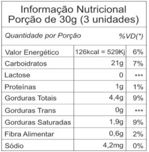tabela nutricional seu divino brigadeiro