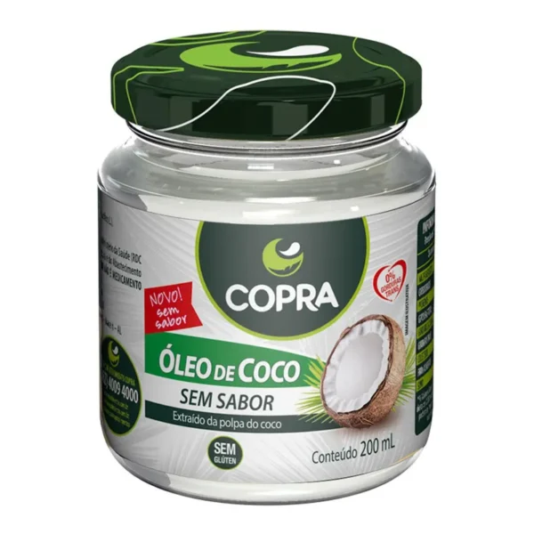 Óleo de Coco Sem Sabor 200ml Copra