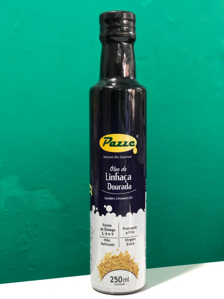 Óleo de Linhaça Dourada Extra-Virgem Pazze 250 ml – Zona