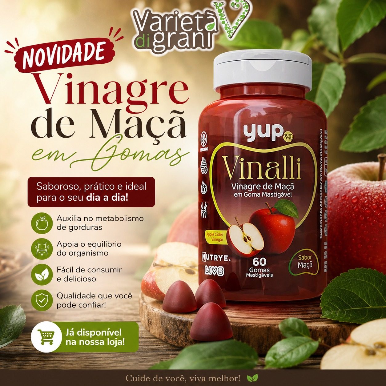 Vinagre de Maçã Gomas