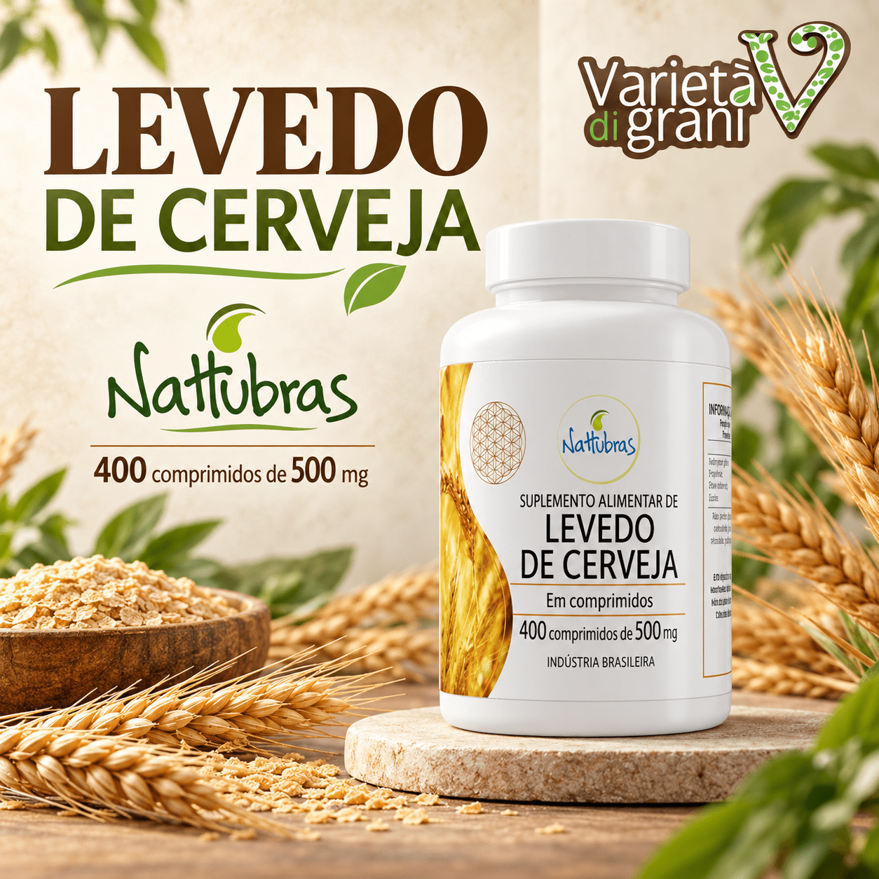 Levedo de Cerveja Nattubras