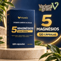 5 Magnésios Muwiz 120 Cápsulas