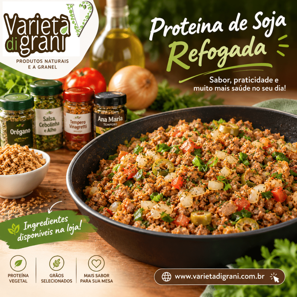 Proteína de Soja Refogada