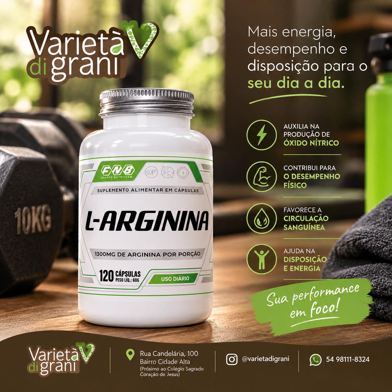 L-ARGININA FNB SPORTS NUTRITION